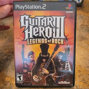 Guitar Hero III 3 Legends of Rock for Sony Playstation 2 PS2. Complete